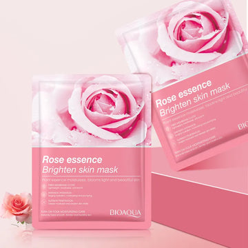 Bioaqua Rose Essencee Brighten Skin Face Sheet Mask